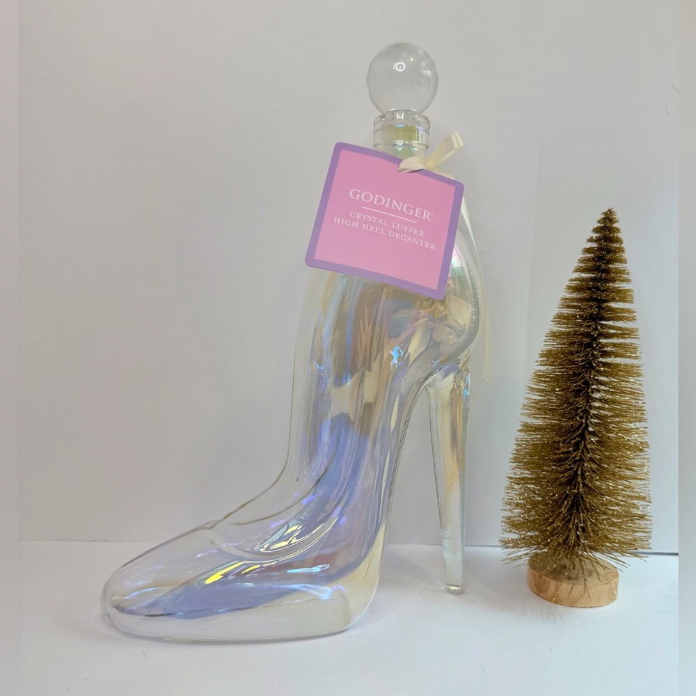 Godinger Crystal Luster High Heel Decanter